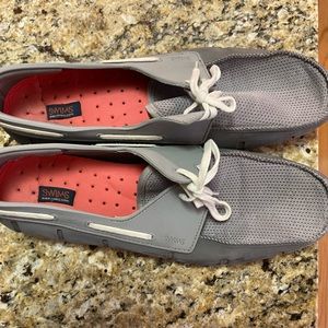 SWIMS Men’s Lace slip-on loafers Boat shoes Sz 12
